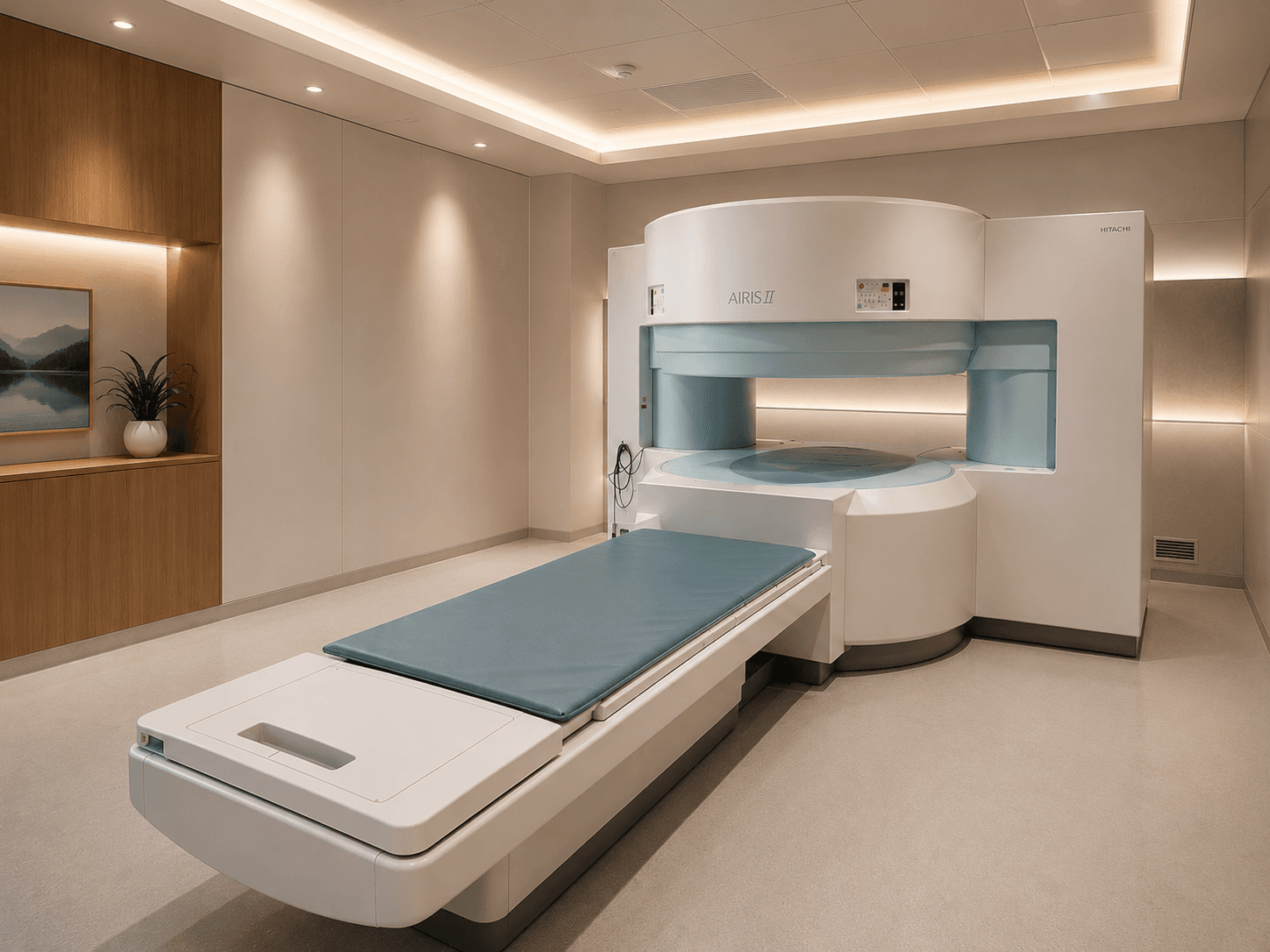 The Open MRI scanner suite at Baytown Open MRI, designed for patient comfort.